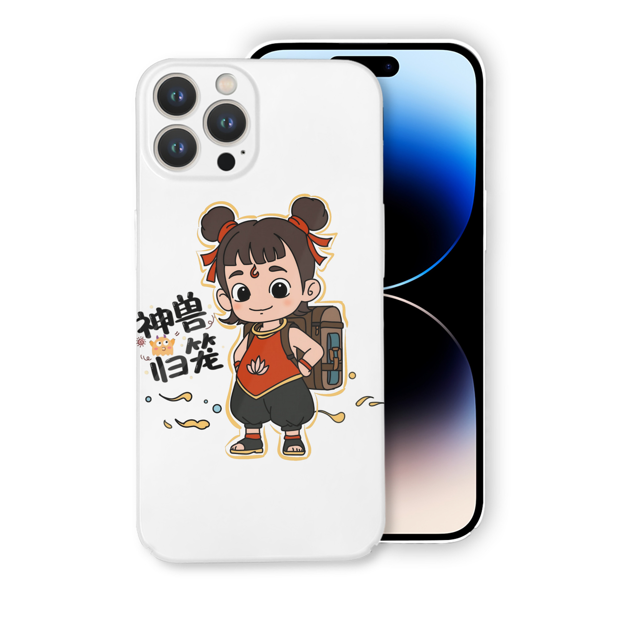 （画像用） Ne Zha 2 ナタ 魔童の大暴れ 【iPhone 14シリーズ対応】ハードケース